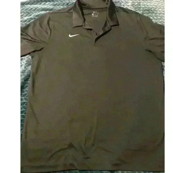 Nike DriFit Black‎ Polo Size XL - Picture 1 of 4